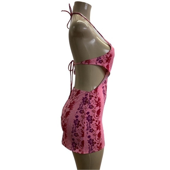 Indecent Proposal by Zuliana mini dress with cut out design and halter tie - Picture 2 of 3